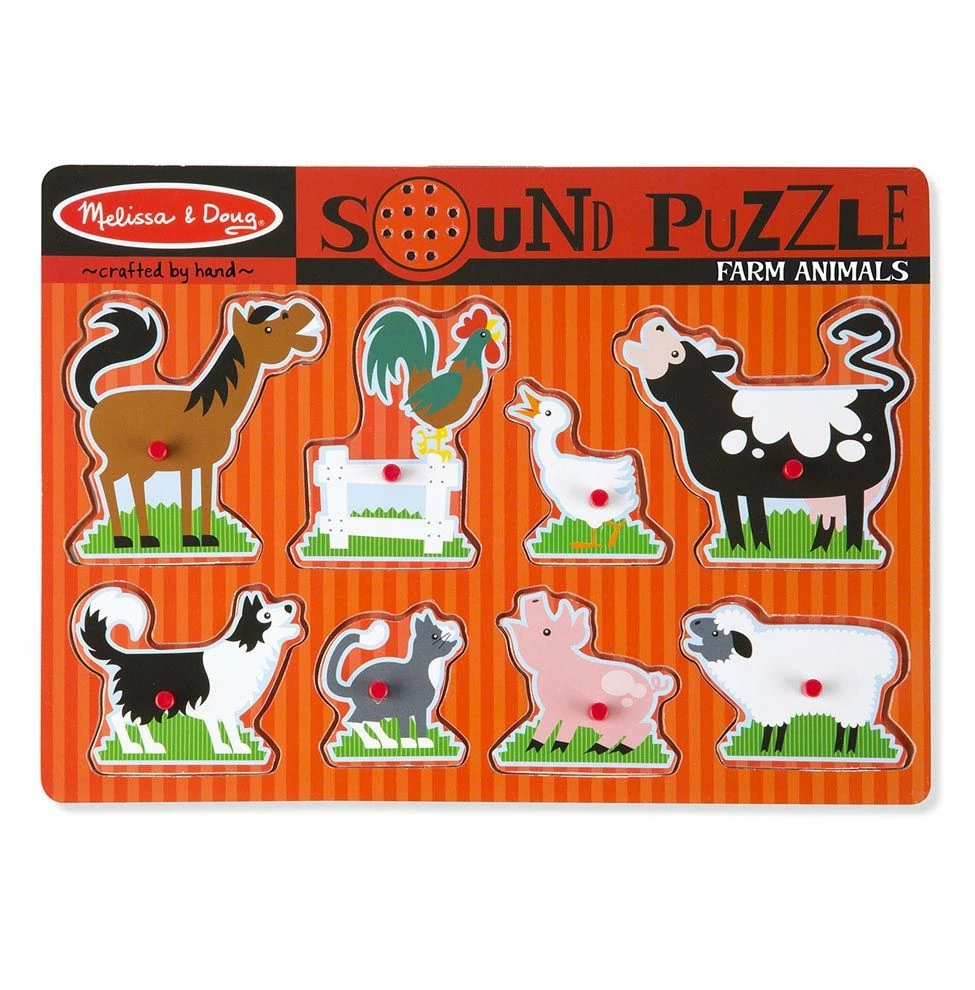Brand new ✨ Melissa & Doug Melissa & Doug Farm Animals Sound Puzzle - 8 Piece ✨ 3 Brand new ✨ Melissa & Doug Melissa & Doug Farm Animals Sound Puzzle - 8 Piece ✨