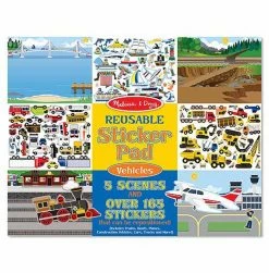 New 🌟 Melissa & Doug Melissa & Doug Reusable Sticker Pad Vehicles ❤️