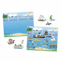 New 🌟 Melissa & Doug Melissa & Doug Reusable Sticker Pad Vehicles ❤️ -Home & Toys Online store 107384034 3