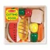 Outlet 🤩 Melissa & Doug Melissa & Doug Cutting Food - Wooden Play Food 😀
