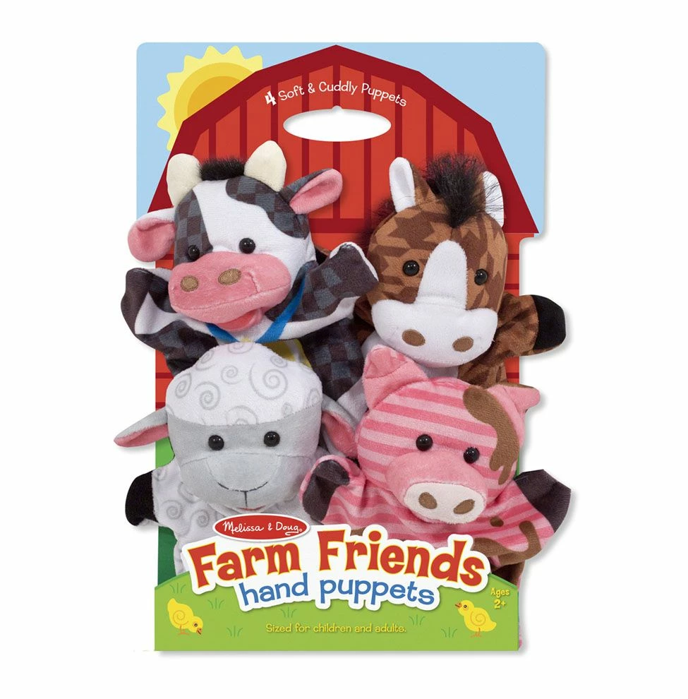 Wholesale ⭐ Melissa & Doug Melissa & Doug Farm Friends Hand Puppets 🥰 3 Wholesale ⭐ Melissa & Doug Melissa & Doug Farm Friends Hand Puppets 🥰