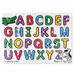 Buy 🤩 Melissa & Doug Melissa & Doug See-Inside Alphabet Peg Puzzle 👏