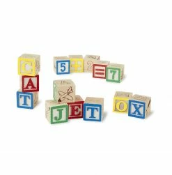 Best Sale 👍 Melissa & Doug Melissa & Doug Wooden ABC/123 Blocks 🎉 -Home & Toys Online store 107390039 3
