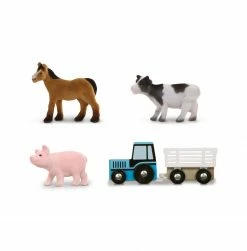 Best Pirce ❤️ Melissa & Doug Melissa & Doug Round The Barnyard Farm Rug ⭐ -Home & Toys Online store 107395537 3