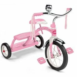 Hot Sale 👍 Radio Flyer Classic Pink Dual Deck Tricycle™ 👏