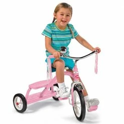 Hot Sale 👍 Radio Flyer Classic Pink Dual Deck Tricycle™ 👏 -Home & Toys Online store 7304866 5