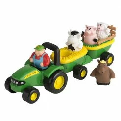New 🔔 John Deere Animal Sounds Hayride Playset 🤩
