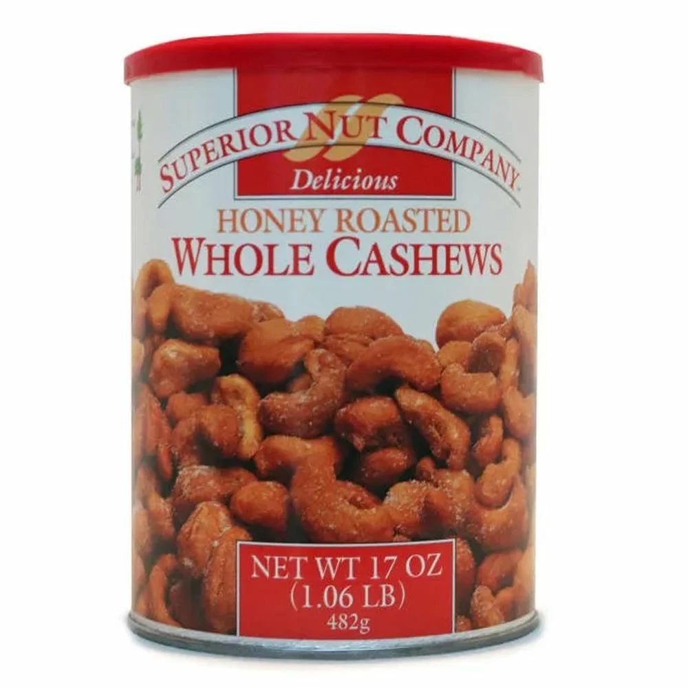 Brand new ⭐ Superior Nut Company Honey Roasted Whole Cashews 17 Oz. 🔥 3 Brand new ⭐ Superior Nut Company Honey Roasted Whole Cashews 17 Oz. 🔥