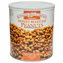 Wholesale 😉 Superior Nut Company Honey Roasted Party Peanuts 56 Oz. 🧨