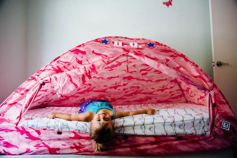 Cheap 😍 Pacific Play Tents® Pink Camo Bed Tent - Twin 😉 4 Cheap 😍 Pacific Play Tents® Pink Camo Bed Tent - Twin 😉 - Image 2
