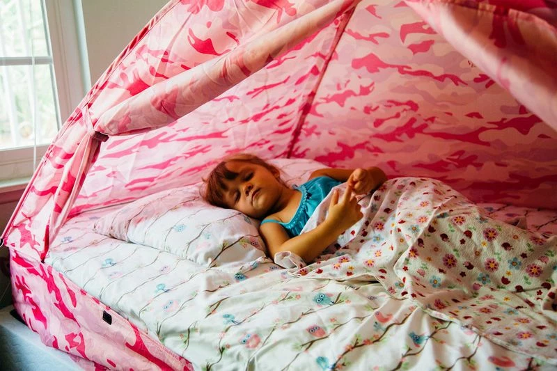 Cheap 😍 Pacific Play Tents® Pink Camo Bed Tent - Twin 😉 5 Cheap 😍 Pacific Play Tents® Pink Camo Bed Tent - Twin 😉 - Image 3