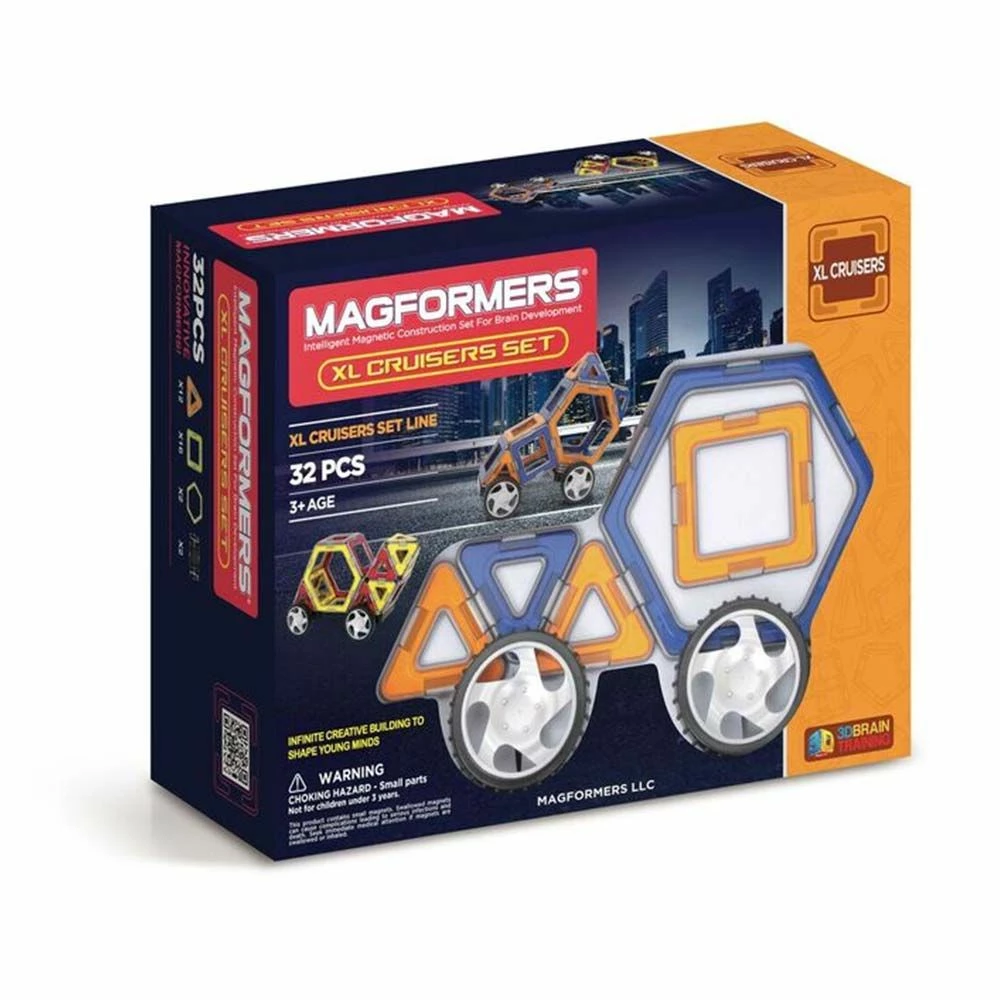 Best Pirce 💯 Magformers XL Cruisers 32 Pc Set 🔥 3 Best Pirce 💯 Magformers XL Cruisers 32 Pc Set 🔥