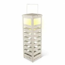 New 🤩 Everlasting Glow White Boxed Metal Lantern 🎁