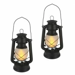 Outlet 🌟 Everlasting Glow Fireglow Hurricane-Style Camp Lantern Set Of 2 ✨