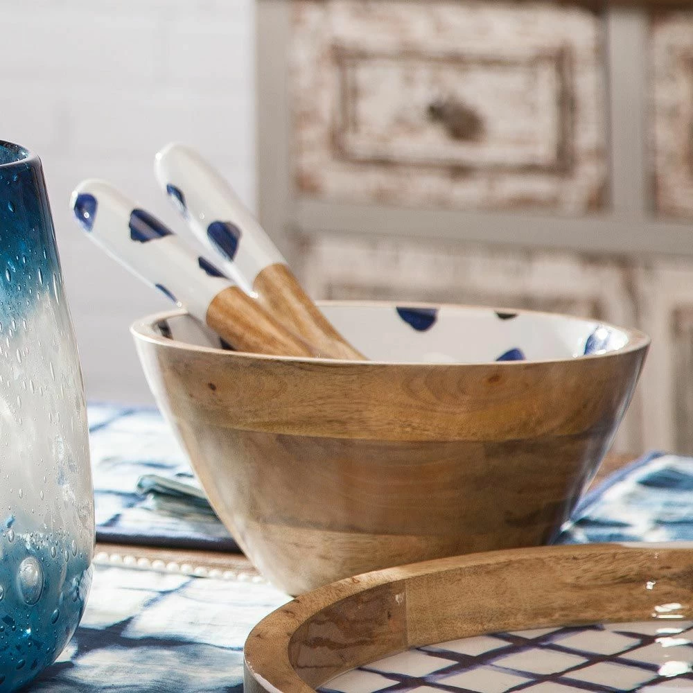 Best deal 🎁 Lone Elm Studios Indigo Ink Bowl & Server 😀 5 Best deal 🎁 Lone Elm Studios Indigo Ink Bowl & Server 😀 - Image 3