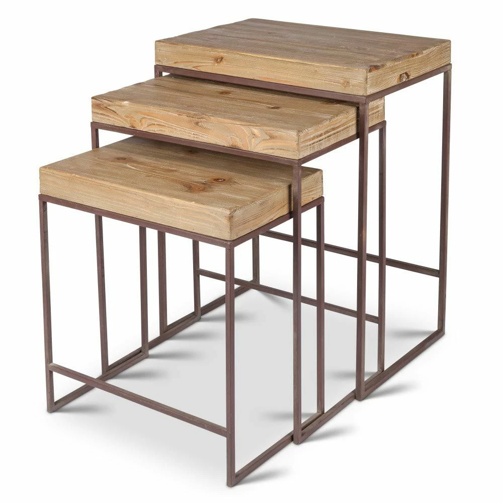 Best Pirce ๐ Lone Elm Studios Nested Wood And Metal Tables Set Of 3 ๐ฅ 3 Best Pirce ๐ Lone Elm Studios Nested Wood And Metal Tables Set Of 3 ๐ฅ
