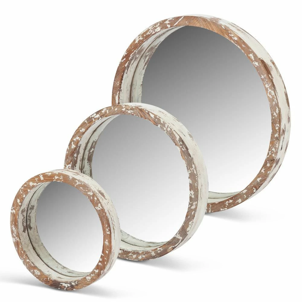 Best deal ๐ Lone Elm Studios Nested Wood Round Mirrors Set Of 3 ๐ 4 Best deal ๐ Lone Elm Studios Nested Wood Round Mirrors Set Of 3 ๐ - Image 2