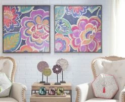 Best deal ✔️ Lone Elm Studios Boho Floral Wall Art Set Of 2 👏 -Home & Toys Online store 7415648b