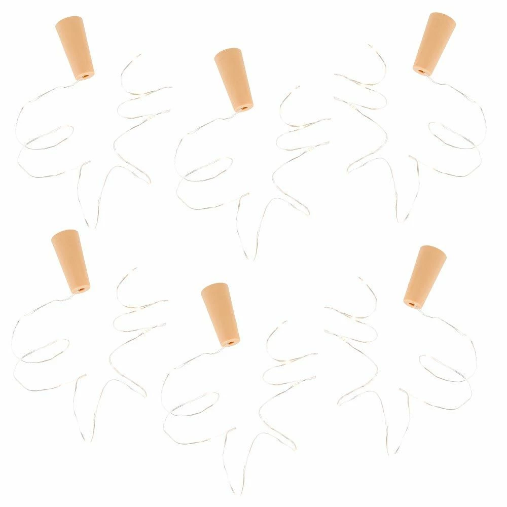 Cheap 🎁 Everlasting Glow Wine Bottle Stopper Light String Set Of 6 👍 3 Cheap 🎁 Everlasting Glow Wine Bottle Stopper Light String Set Of 6 👍