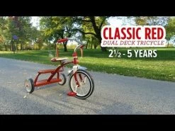 Hot Sale 🌟 Radio Flyer Classic Red Dual Deck Tricycle™ 🔥 -Home & Toys Online store hqdefault 3 30