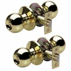 Cheap ⭐ Master Lock Ball Knob Style Keyed Entry Door Lock - Twin Pack 🛒