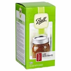 Discount 🌟 Ball Regular Lids With Bands 😉