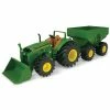New 🎁 Ertl Toy Tractor With Wagon And Loader 😉
