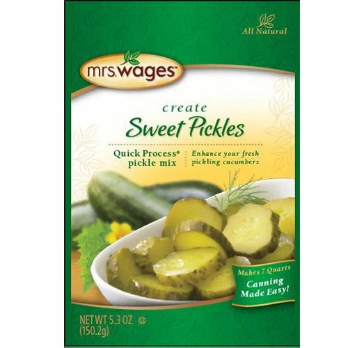 Cheap ๐ฅฐ Mrs. Wages Quick Process Sweet Pickle Mix 5.3 Oz. ๐ 3 Cheap ๐ฅฐ Mrs. Wages Quick Process Sweet Pickle Mix 5.3 Oz. ๐