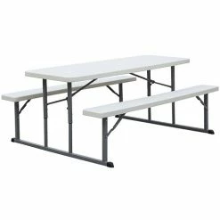 Promo 😍 Fjk Industries FJK Home Products Folding Picnic Table ❤️