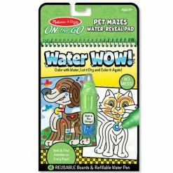 Buy 🎉 Melissa & Doug Water WOW Pet Mazes Water Reveal Pad ON The GO Travel Activity 🔔